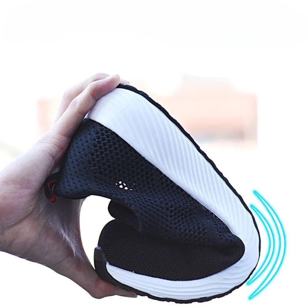 Blue Steel Toe Orthopedic Shoes with Arch Support for Men – view 2