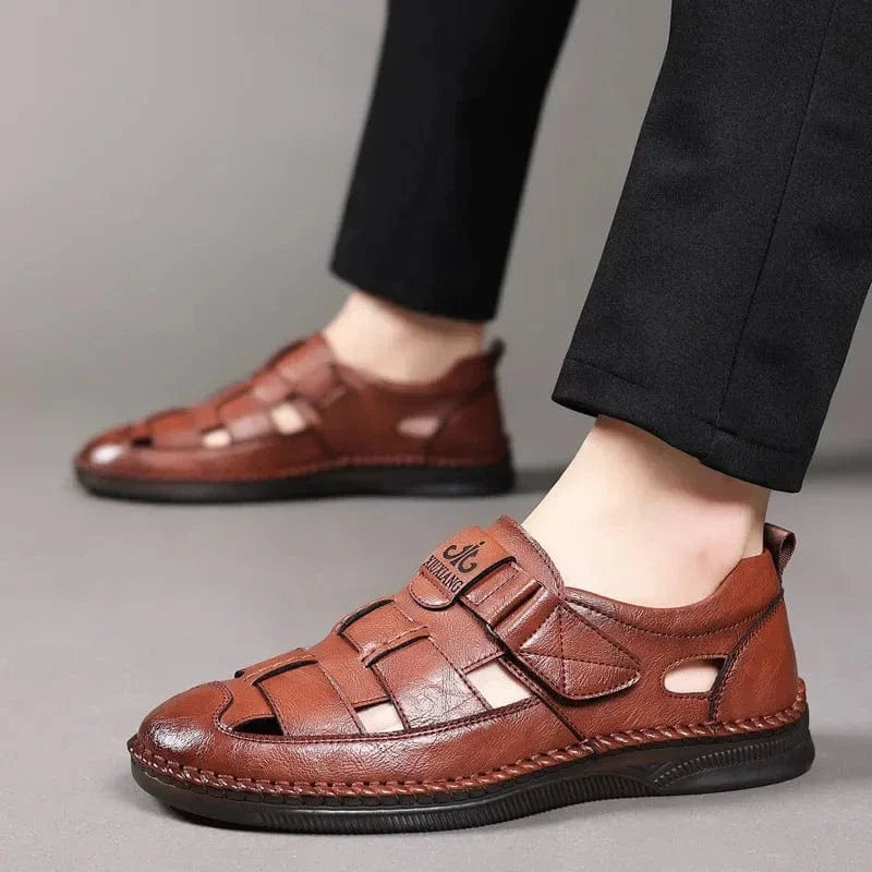 Chaussure Orthopédique Ouverte D’Été Pour Homme