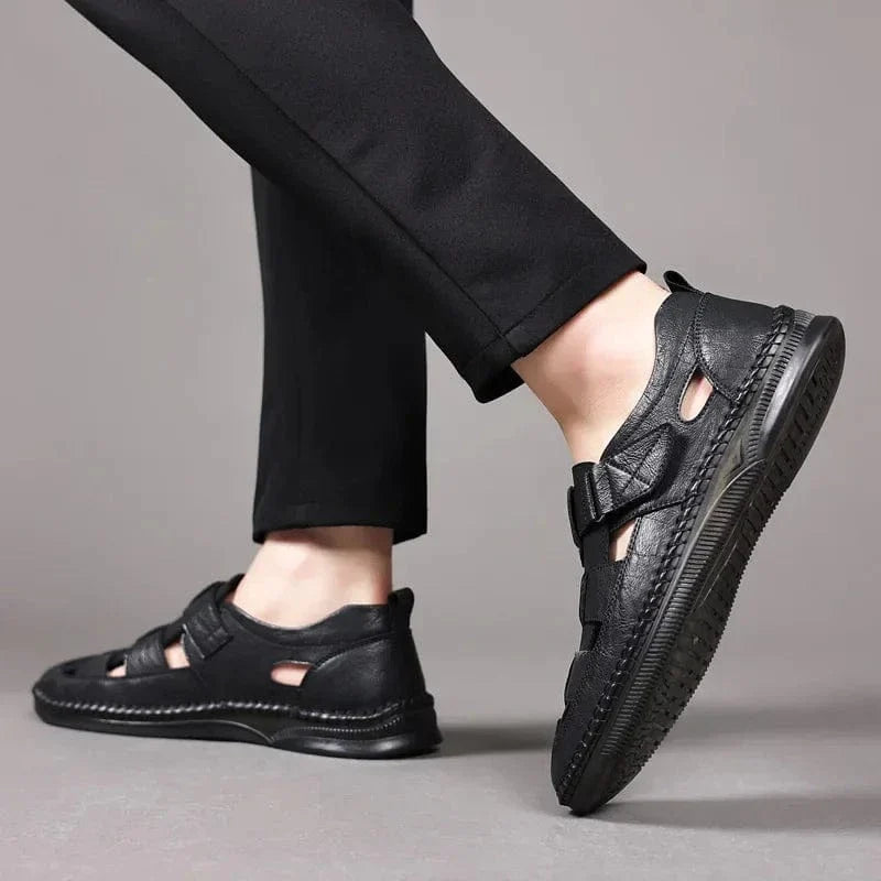 Chaussure Orthopédique Ouverte D’Été Pour Homme