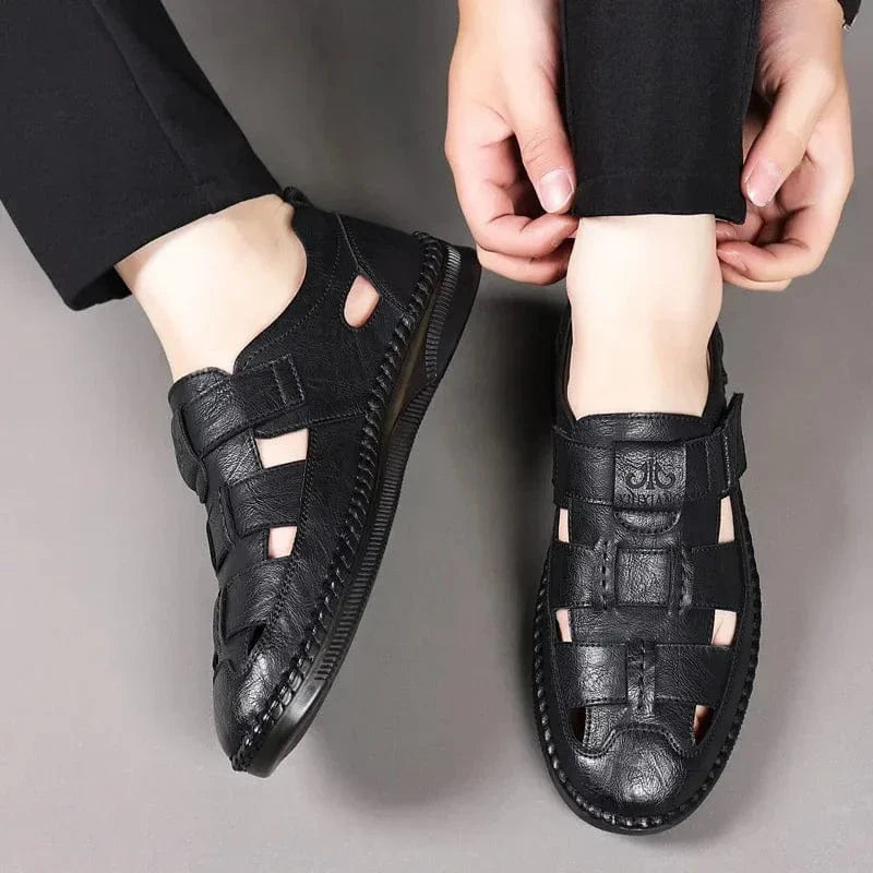 Chaussure Orthopédique Ouverte D’Été Pour Homme