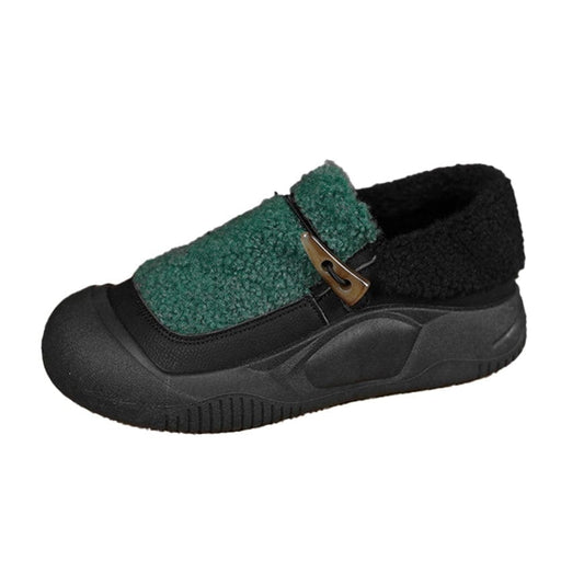Fur-Lined Slip-On Orthopedic Winter Shoes for Women