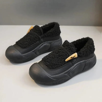 Fur-Lined Slip-On Orthopedic Winter Shoes for Women – view 10
