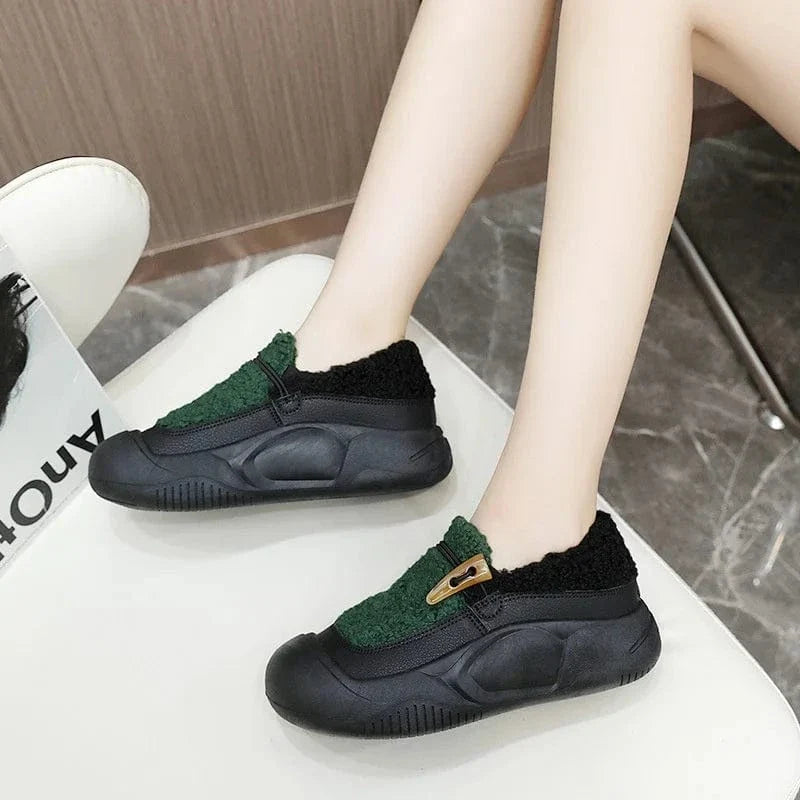 Fur-Lined Slip-On Orthopedic Winter Shoes for Women – view 6