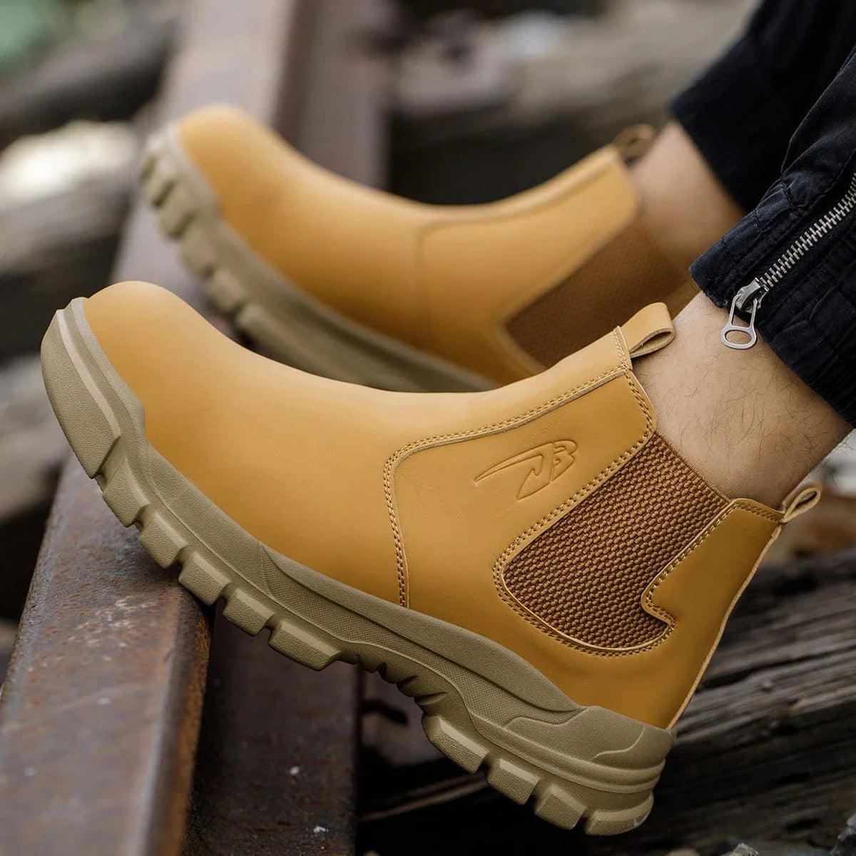 Waterproof High-Top Arch Support Steel Toe Shoes – view 13