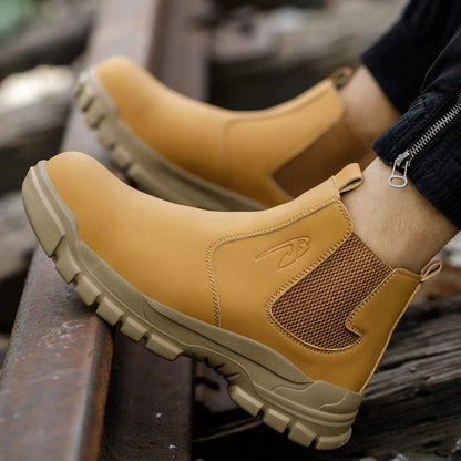 Waterproof High-Top Arch Support Steel Toe Shoes – view 13