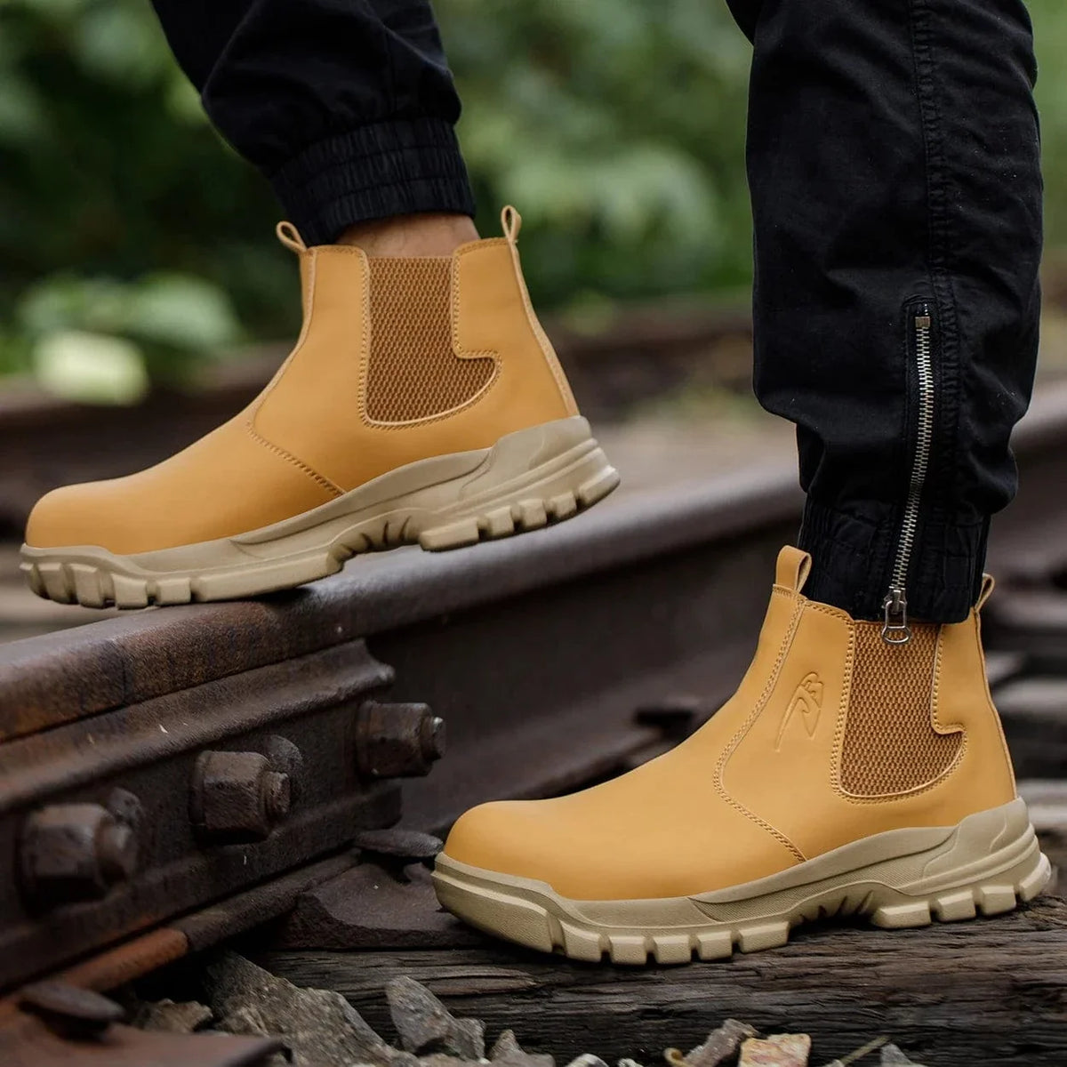 Waterproof High-Top Arch Support Steel Toe Shoes – view 9