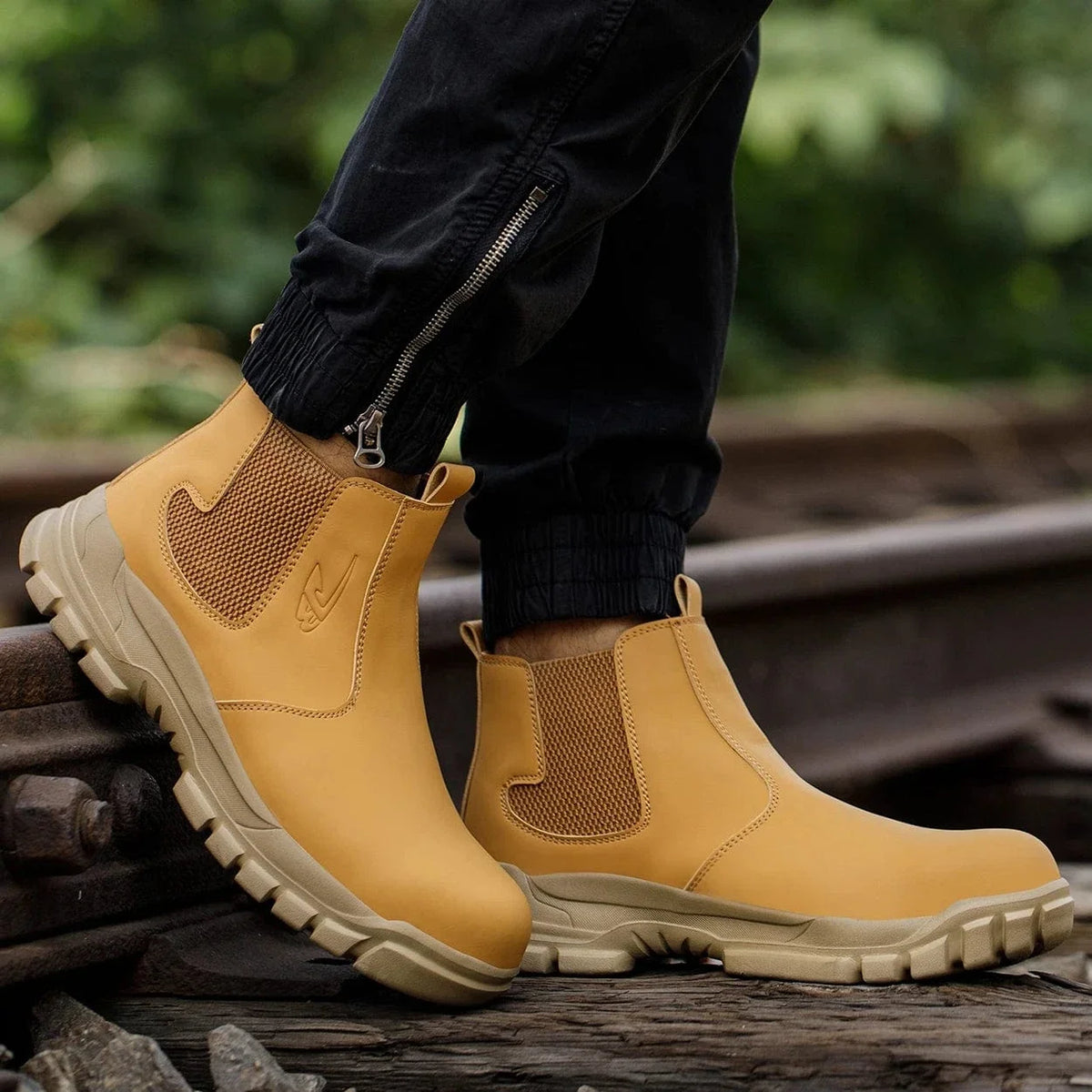 Waterproof High-Top Arch Support Steel Toe Shoes – view 8