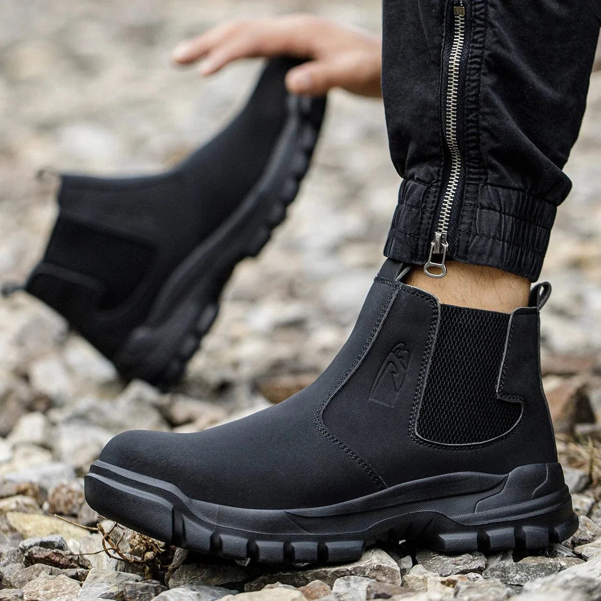 Waterproof High-Top Arch Support Steel Toe Shoes – view 16