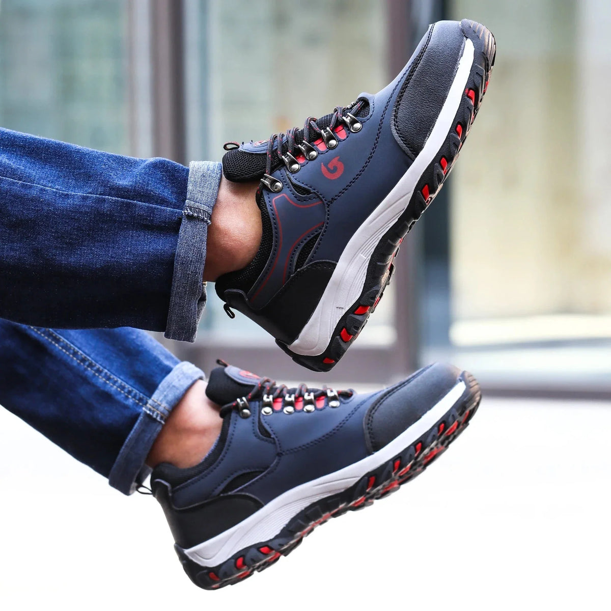 Crush-Resistant Lace-Up Non Slip Safety Shoes – view 7