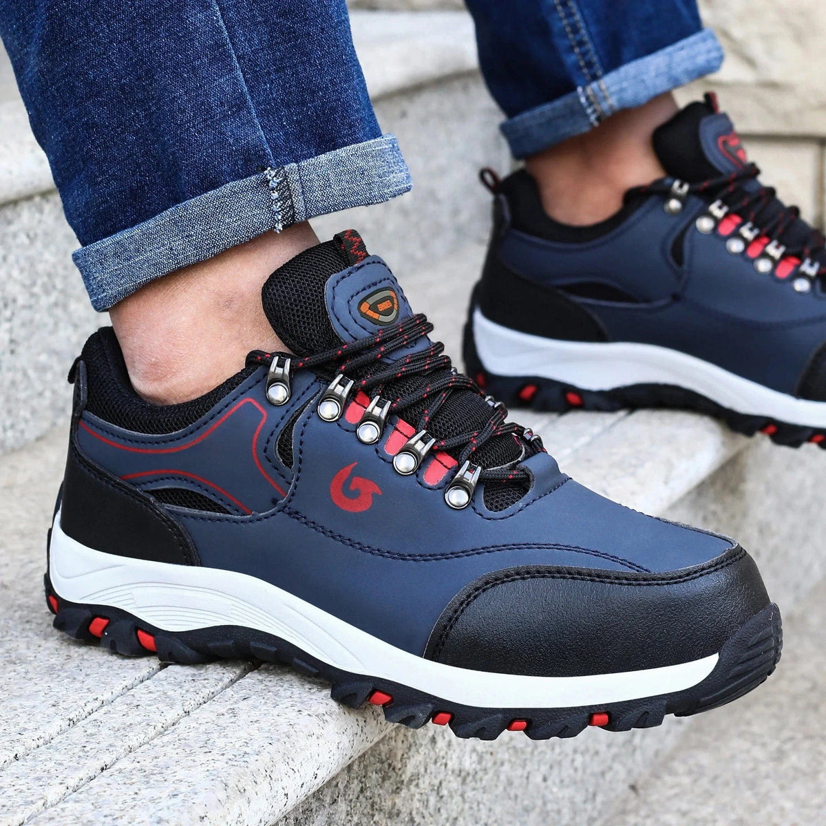 Crush-Resistant Lace-Up Non Slip Safety Shoes – view 6