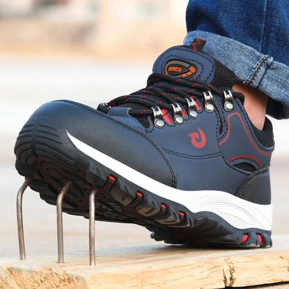 Crush-Resistant Lace-Up Non Slip Safety Shoes – view 5