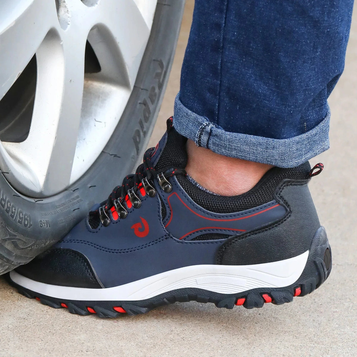 Crush-Resistant Lace-Up Non Slip Safety Shoes – view 4