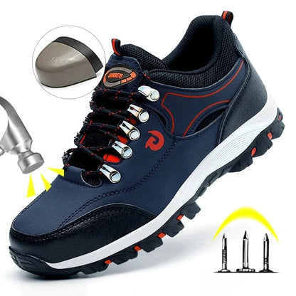 Crush-Resistant Lace-Up Non Slip Safety Shoes – view 3
