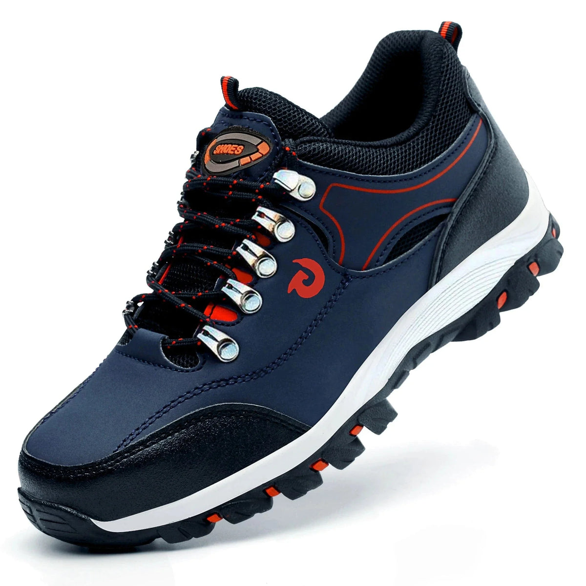 Crush-Resistant Lace-Up Non Slip Safety Shoes