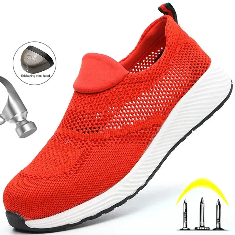 Steel Toe Non Slip Breathable Safety Shoes – view 2