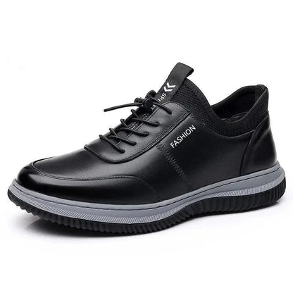 Black Dress Orthopedic Waterproof Shoes for Men