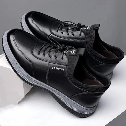 Black Dress Orthopedic Waterproof Shoes for Men – view 3