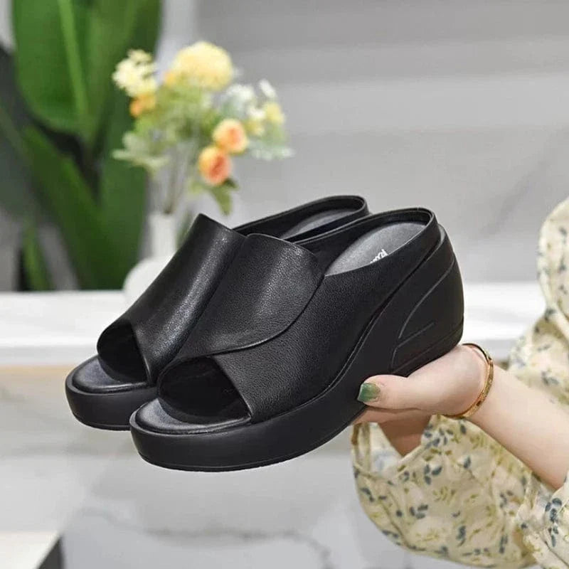 Wedge Heel Breathable Summer Orthopedic Slides for Women – view 2