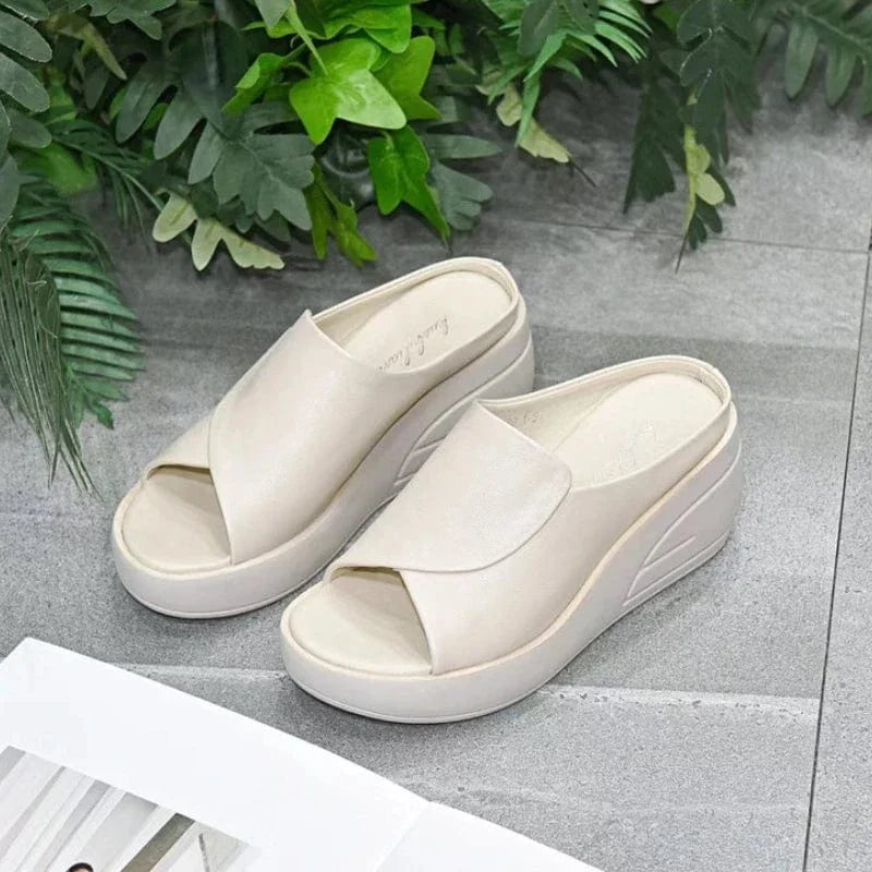 Wedge Heel Breathable Summer Orthopedic Slides for Women – view 7