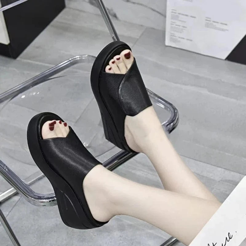 Wedge Heel Breathable Summer Orthopedic Slides for Women – view 3