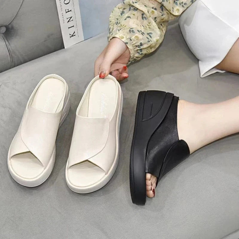 Wedge Heel Breathable Summer Orthopedic Slides for Women – view 8