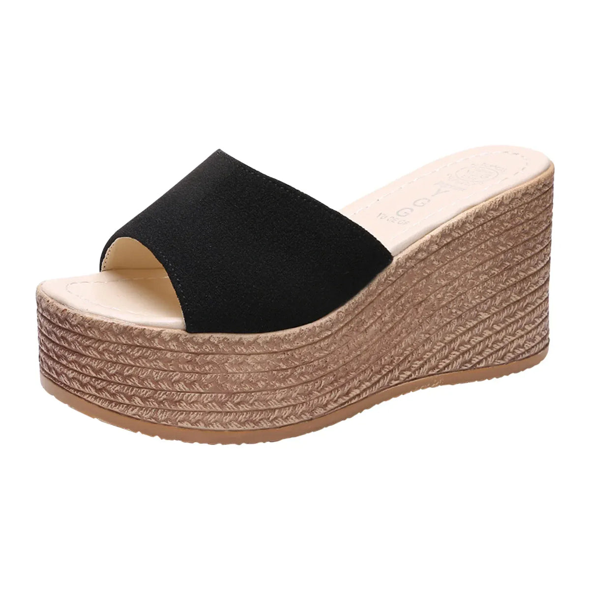 Rope Wedge Luxury Orthopedic Slides for Women