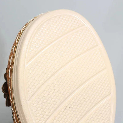 Claquette Orthopédique Femme avec des Motifs Floraux