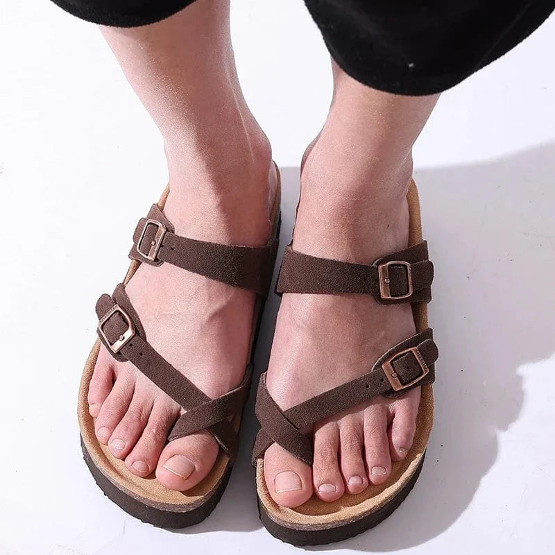 Double Strap Cork Sandals with Arch Support for Women – view 5