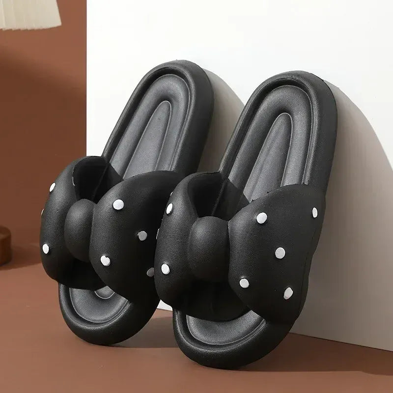 Waterproof Non Slip Orthopedic Slides for Women with Bow – view 17