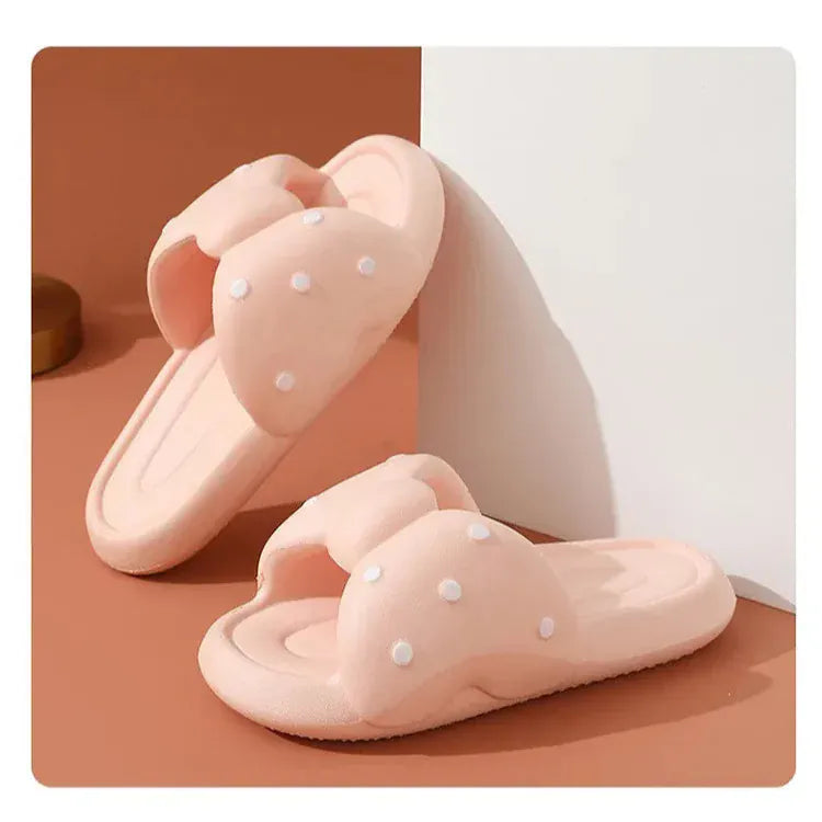 Waterproof Non Slip Orthopedic Slides for Women with Bow – view 2
