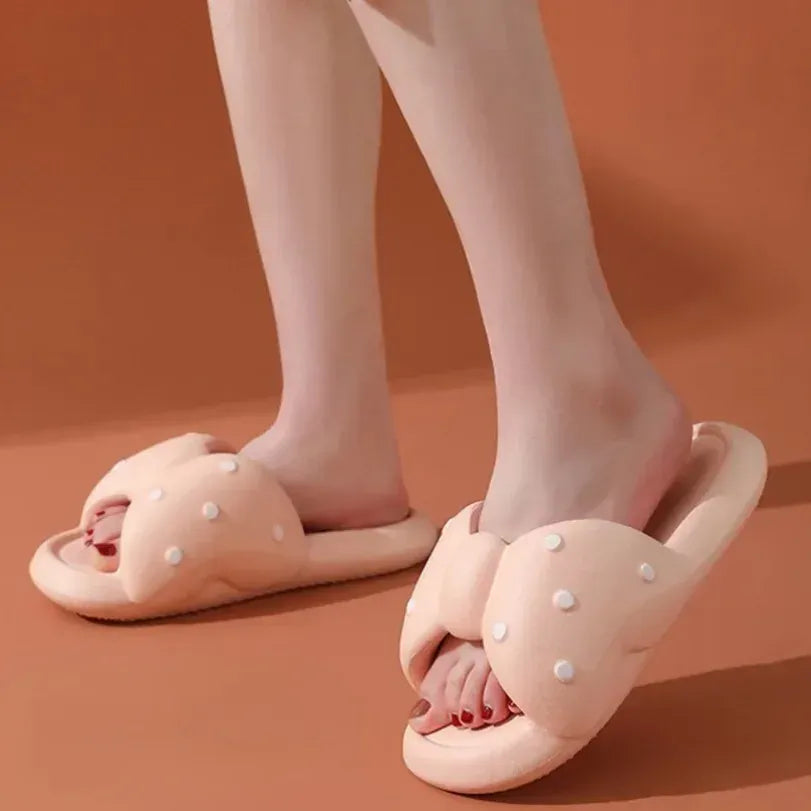 Waterproof Non Slip Orthopedic Slides for Women with Bow – view 14