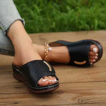 Elegant Non Slip Breathable Orthopedic Slides for Women – view 7