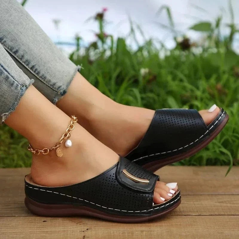 Elegant Non Slip Breathable Orthopedic Slides for Women – view 4