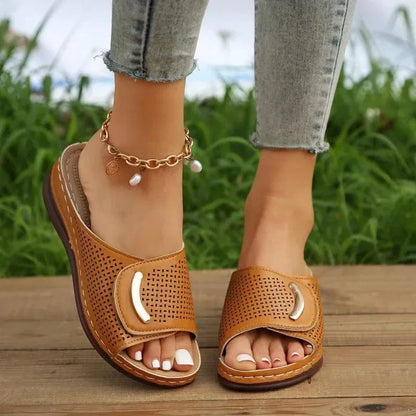 Elegant Non Slip Breathable Orthopedic Slides for Women – view 14
