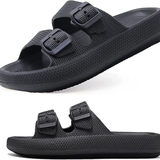 Double Buckle Waterproof Orthopedic Slides for Women – view 3