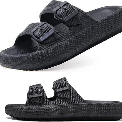 Double Buckle Waterproof Orthopedic Slides for Women – view 3