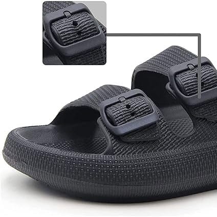 Double Buckle Waterproof Orthopedic Slides for Women – view 4