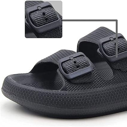 Double Buckle Waterproof Orthopedic Slides for Women – view 4