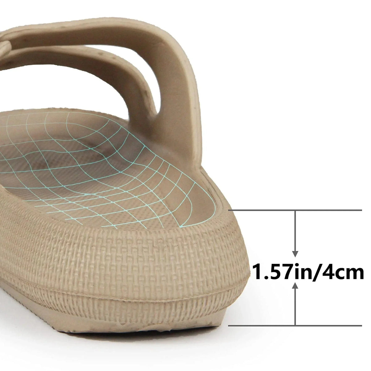 Double Buckle Waterproof Orthopedic Slides for Women – view 9