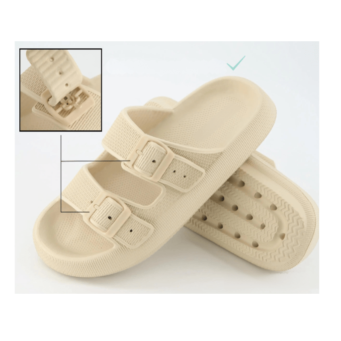 Double Buckle Waterproof Orthopedic Slides for Women – view 8