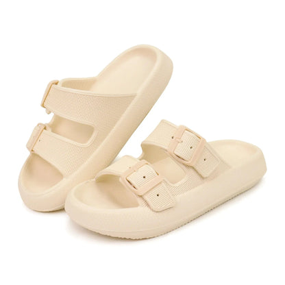 Double Buckle Waterproof Orthopedic Slides for Women – view 6