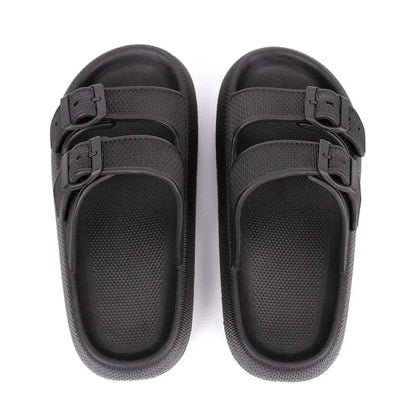Double Buckle Waterproof Orthopedic Slides for Women