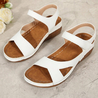 Soft Vegan Leather Orthopedic Wedge Slides for Women – view 3