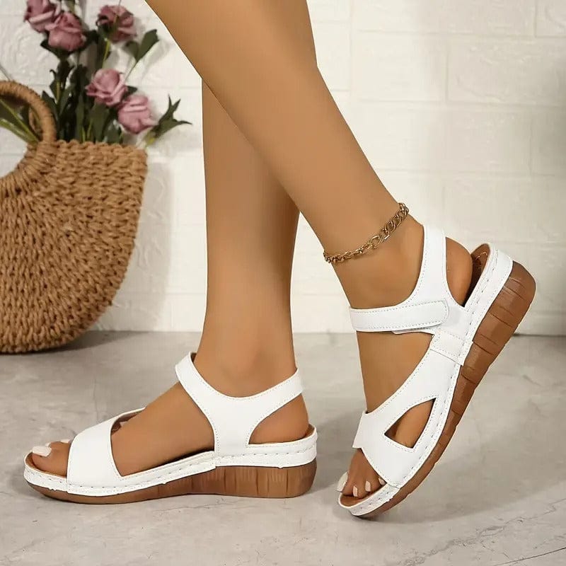 Soft Vegan Leather Orthopedic Wedge Slides for Women – view 6