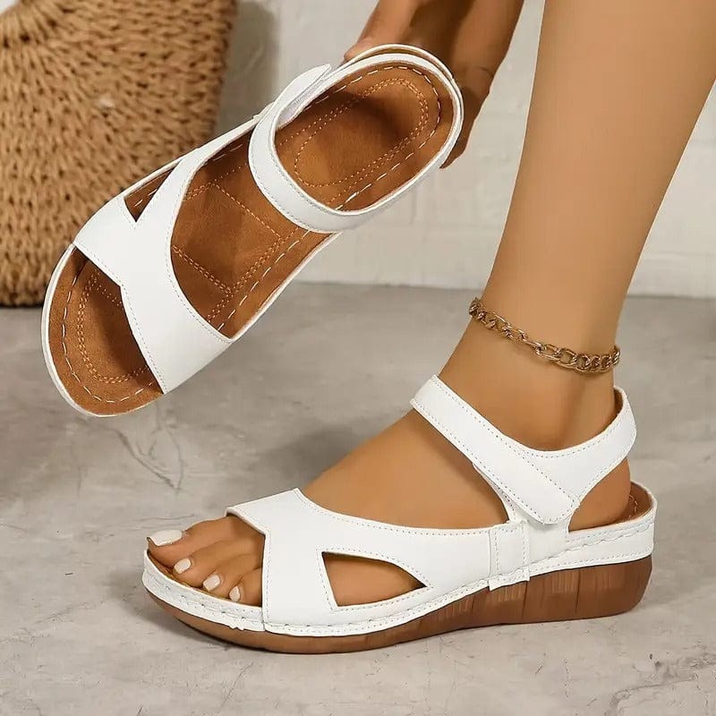 Soft Vegan Leather Orthopedic Wedge Slides for Women – view 5