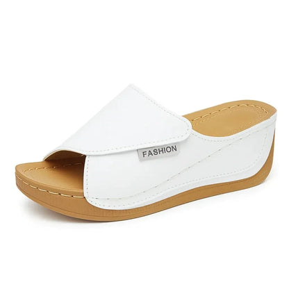 High Platform Casual Orthopedic Slides for Women
