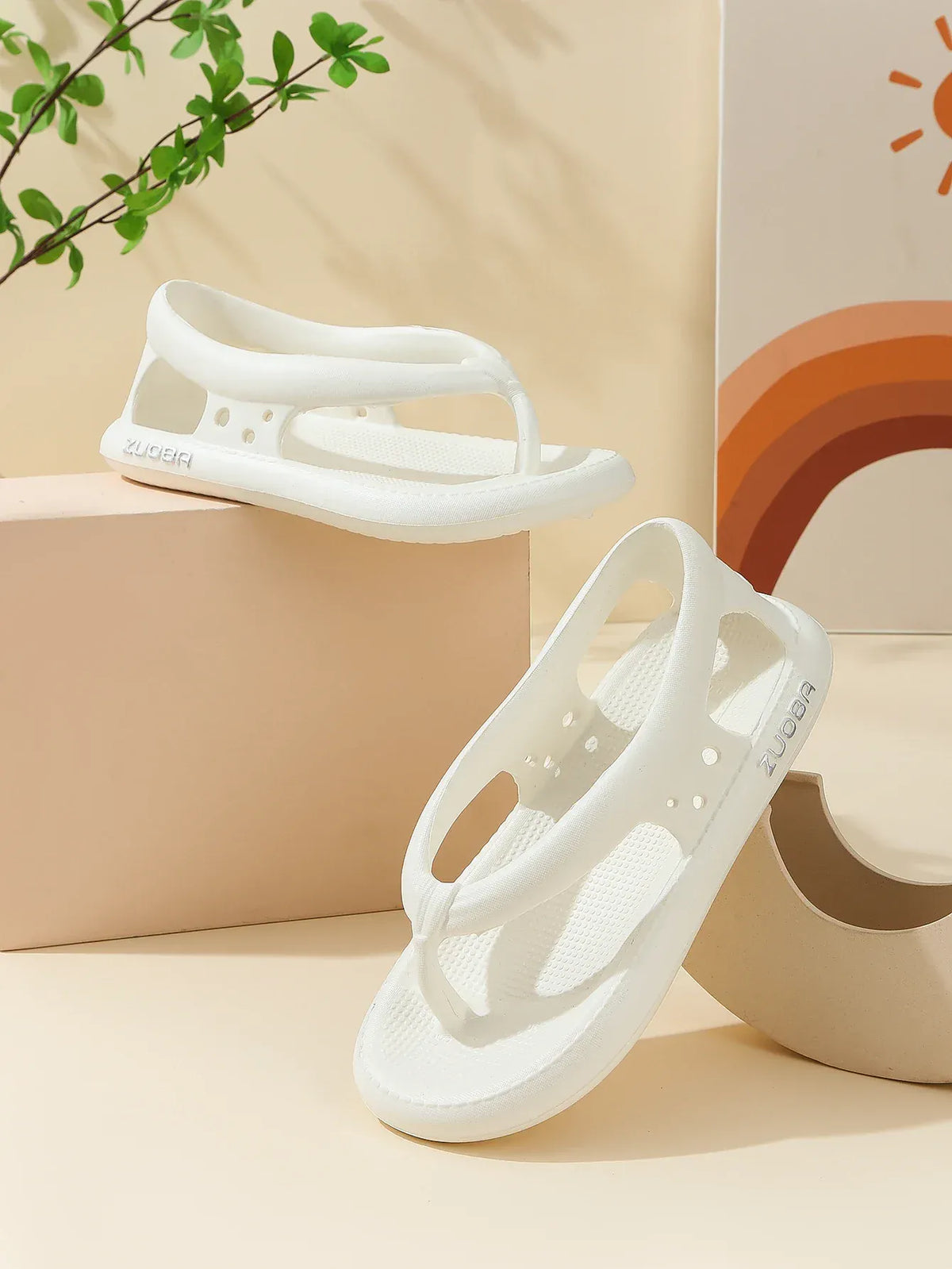 Flexible Minimal Trendy Orthopedic Slides for Women – view 10