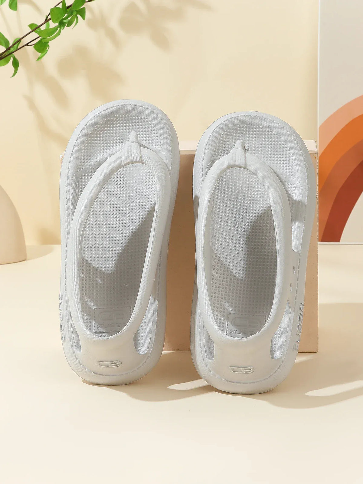 Flexible Minimal Trendy Orthopedic Slides for Women – view 5
