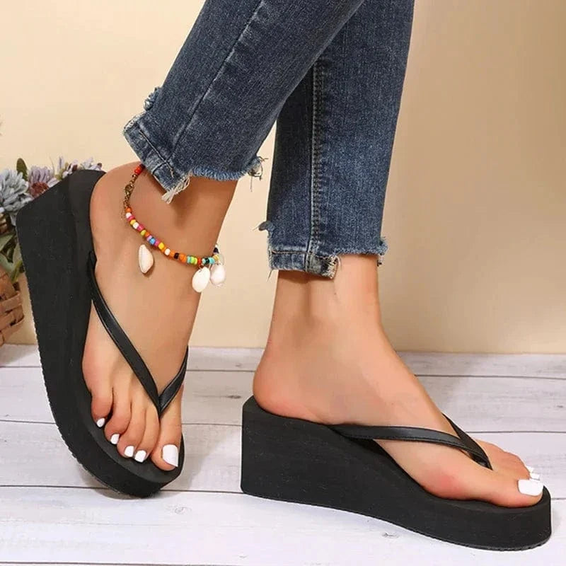 Platform Heel Orthopedic Slides with Arch Support for Women – view 4