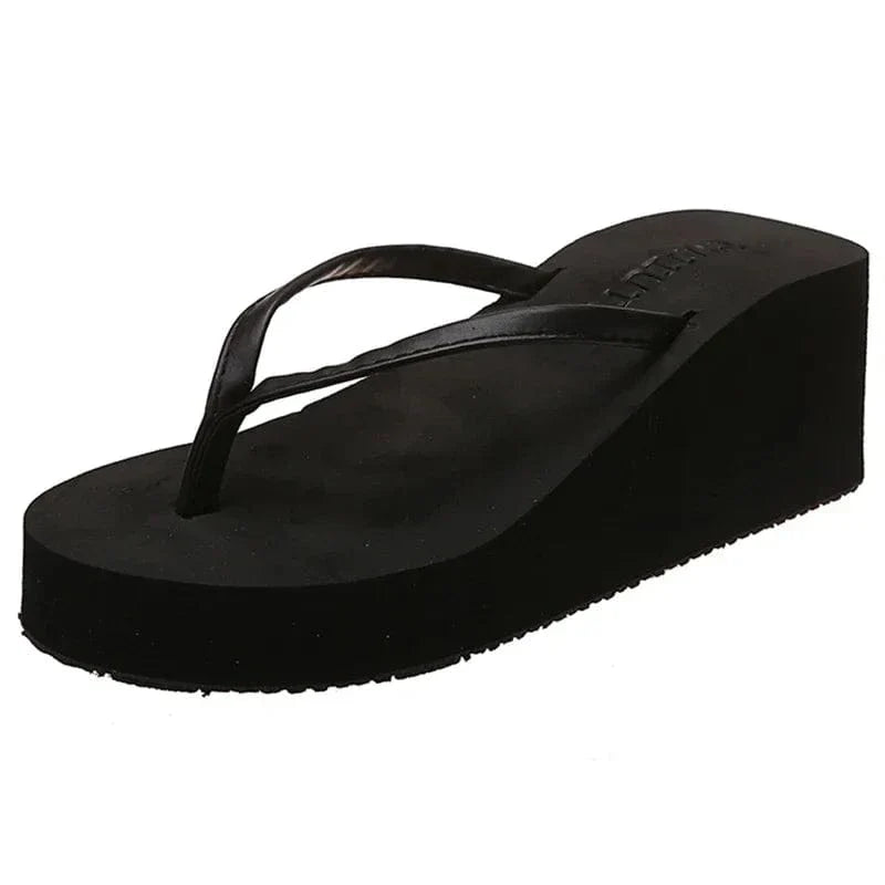 Platform Heel Orthopedic Slides with Arch Support for Women
